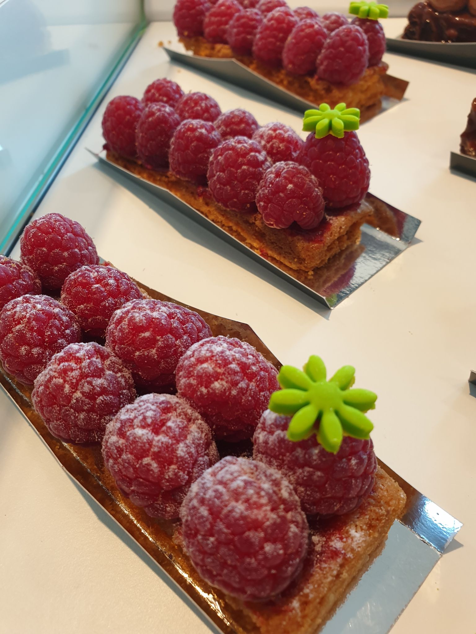 Tartelette Framboise Pâtisseriechocolaterie Didier Girard